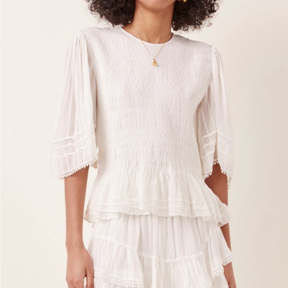 NWOT Isabel Marant Etoile Janette top in Ivory medium